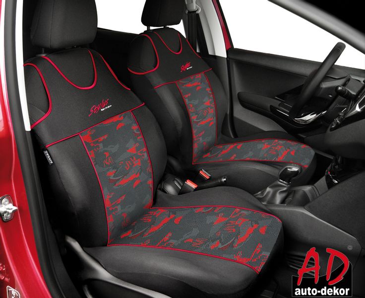Koszulki uniwersalne pokrowce Stylus Czerwony do Opel Corsa A B C D E zdjęcie 3