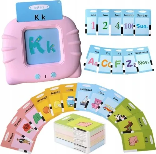ZABAWKA DO WCZESNEJ NAUKI ANGIELSKIEGO PREZENT DLA 3 4 5 LATKA 510 KART XXL na Arena.pl