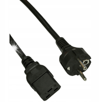 Kabel zasilający serwerowy Akyga AK-UP-01A IEC C19 CEE 7/7 250V/50Hz 1,8m