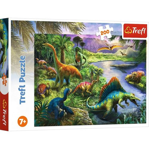 Puzzle 200 Elementów Drapieżne Dinozaury na Arena.pl