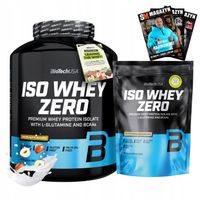 BIOTECH ISO WHEY ZERO 2270g + ISO WHEY ZERO 500g IZOLAT BIAŁKO SERWATKA
