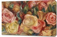 Obraz 90x60cm Roses, Pierre-Auguste Renoir Vintage do Salonu