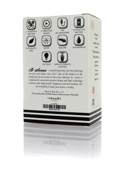 Stymulator - Massager Dual Vibrator USB 5 Functions / Remote Control zdjęcie 12