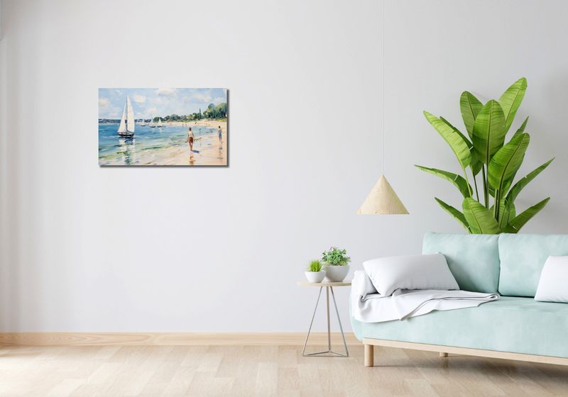 Obraz 70x40cm Życie na Brzegu zdjęcie 2