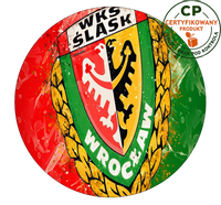 Opłatek na tort WKS Śląsk Wrocław