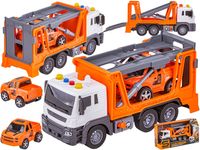 Multifunkcyjna Ciężarówka, Laweta, Transporter + Samochód Pomoc Drogowa 1:16 Auto