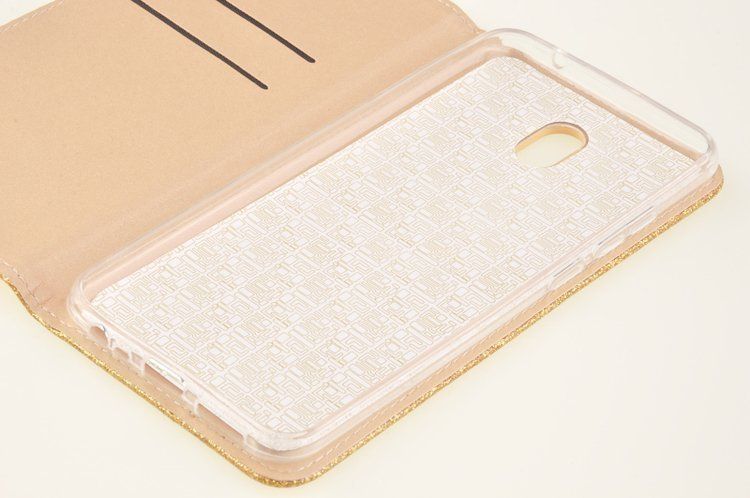 Etui Shining Book do Xiaomi Redmi 8A złoty zdjęcie 3