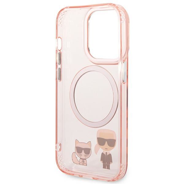 Etui Karl Lagerfeld do iPhone 14 Pro Max, Różowy, MagSafe zdjęcie 7