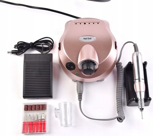 Profesjonalna Frezarka Do Paznokci Manicure Pedicure 65W + Zestaw Frezów na Arena.pl