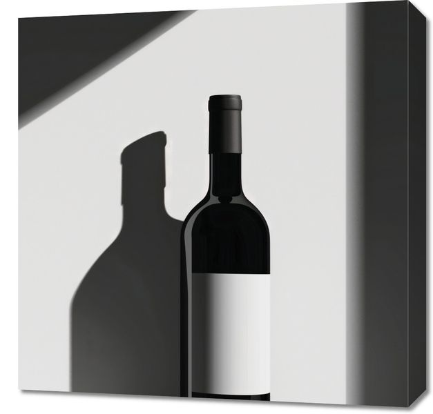 Obraz 60x60cm Butla Wina zdjęcie 1