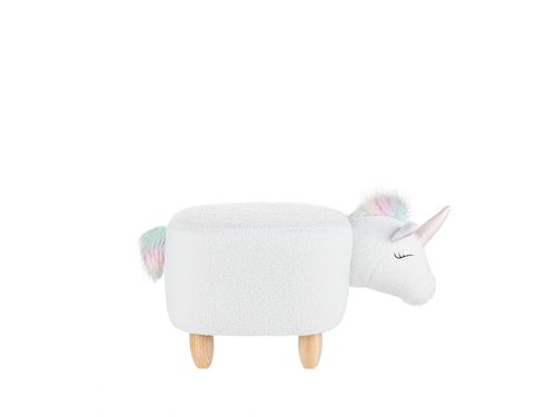 Pufa Tapicerowana Biała Unicorn na Arena.pl