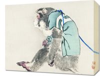 Obraz 50x40cm Monkey, Kōno Bairei Japoński Vintage do Salonu