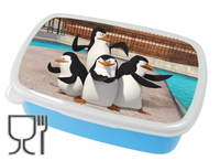 Pojemnik śniadaniowy - Lunchbox - Pingwiny z Madagaskaru