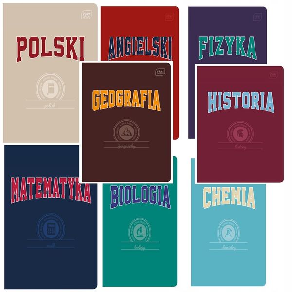 KOMPLET 8 ZESZYTÓW ZE ŚCIĄGĄ A5/60K ŚCIĄGA KOLOROWA 60 KARTEK zdjęcie 7