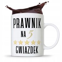 Kubek Prawnika Mecenasa Prawnik Na 5 Gwiazdek Z Nadrukiem Ze Zdjęciem