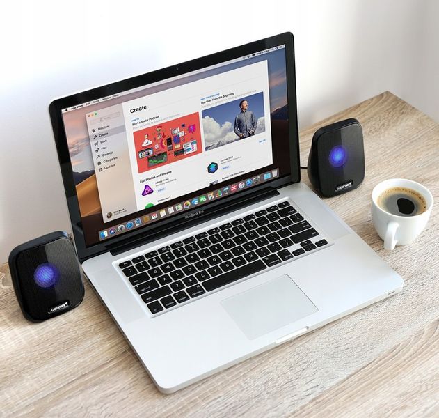 GŁOŚNIKI KOMPUTEROWE 2.0 USB do KOMPUTERA LAPTOPA zdjęcie 14