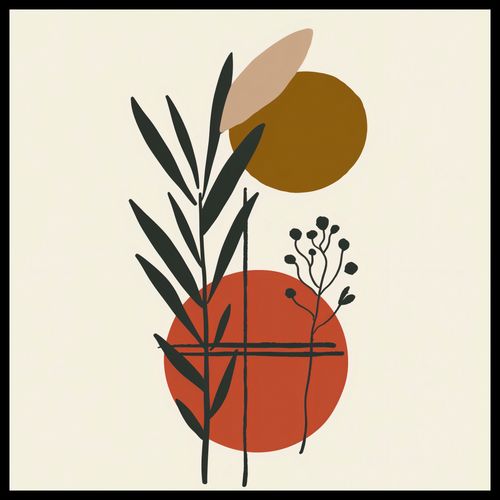 Plakat 50x50cm Kontrast w Botanice na Arena.pl