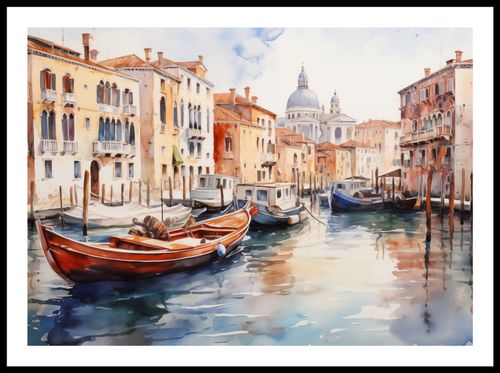 Plakat 70x50cm Wenecka Impresja na Arena.pl