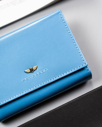 elegancki portfel damski ze skóry naturalnej - peterson na Arena.pl