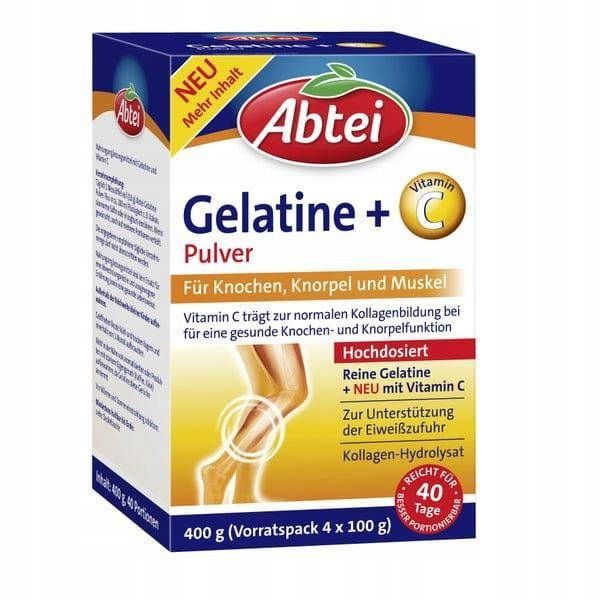 Abtei Gelatine Żelatyna + Wit. C 400 g zdjęcie 1