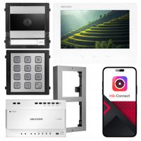 ZESTAW WIDEODOMOFONOWY DS-KIS704EY-ACW2/ALUMINUM Hikvision