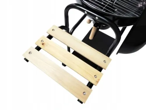 Grill WĘGLOWY na brykiet Ogrodowy zamykany POKRYWA POPIELNIK Gruba na Arena.pl