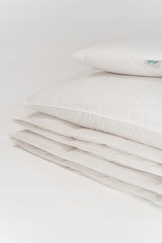 Poduszka PÓŁPUCH 40x40 cm BIAŁA puch i pierze, producent na Arena.pl