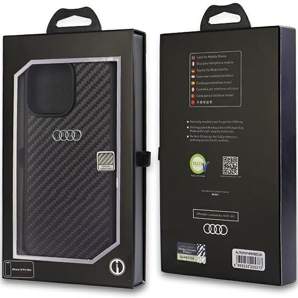 Etui Audi do iPhone 14 Pro Max, Czarny zdjęcie 3