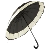 Elegancki duży parasol automatyczny mocny xxl antypoślizgowa rączka