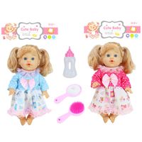 lalka dziewczynka z głosem i akcesoriami 30cm A-0107