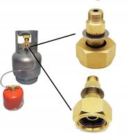 REDUKCJA PRZEJŚCIÓWKA NA BUTLĘ GAZOWĄ ADAPTER DO PRZELEWANIA GAZU ZŁĄCZE