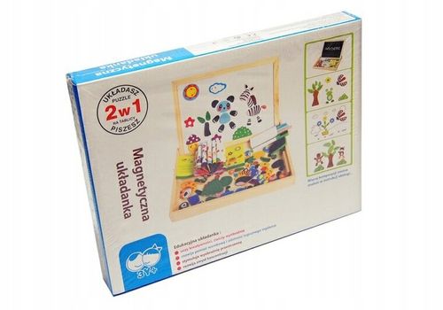 EDUKACYJNA DUŻA TABLICA MAGNETYCZNA KREDOWA na Arena.pl