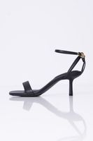 Sandały czarne skórzane TOMMY HILFIGER FW0FW08424 36