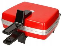 Gofrownica Dezal 301.7R czerwona 1300W 2 gofry XL