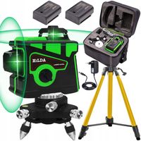 LASER KRZYŻOWY HILDA POZIOMICA 12 linii STATYW AKU