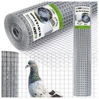 Siatka Zgrzewana OC 19x19x0,8mm na Woliery Ogrodzenie 25m2 Klatki