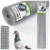 Siatka Zgrzewana OC 19x19x0,8mm na Woliery Ogrodzenie 25m2 Klatki