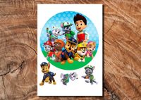 Wydruk cukrowy na tort A4 Psi Patrol DIY