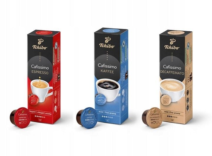 Kapsułki Tchibo Elegant + Fine Aroma + Decaff zdjęcie 1