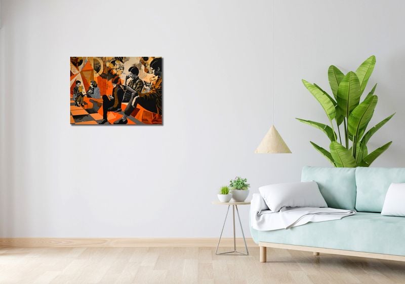 Obraz 70x50cm Przestrzeń Do Dialogu zdjęcie 2