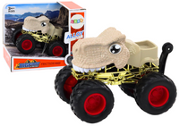 Autko Terenowe Dinozaur Duże Koła Gumowe Beżowy
