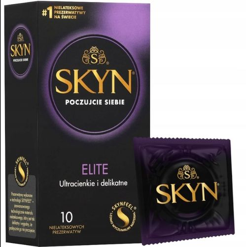 SKYN Elite Ultra Cienkie Prezerwatywy Bez Lateksu Dopasowane 10 szt. na Arena.pl