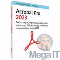 Acrobat Pro 2023 - Licencja Wieczysta (LifeTime) - Windows - Użytkownik Indywidualny - BOX (ESD)