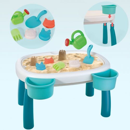 WOOPIE Stolik Wodny 2w1 Piaskownica 7 el. na Arena.pl