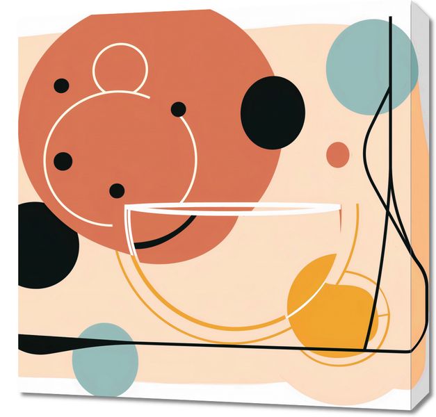 Obraz 60x60cm Harmonia Ciepła zdjęcie 1