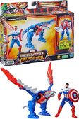 hasbro mech strike mechasaurus capitan america 2pak figurki