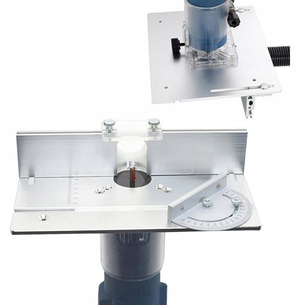 ALUMINIOWA PŁYTA DO STOŁU FREZARKI Z PROWADNICĄ UKOŚNĄ I PŁOTEM PROFESJONAL zdjęcie 9