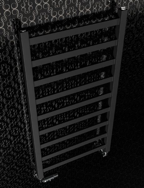 Grzejnik łazienkowy 60/53 ROYAL Slim czarny mat zdjęcie 5