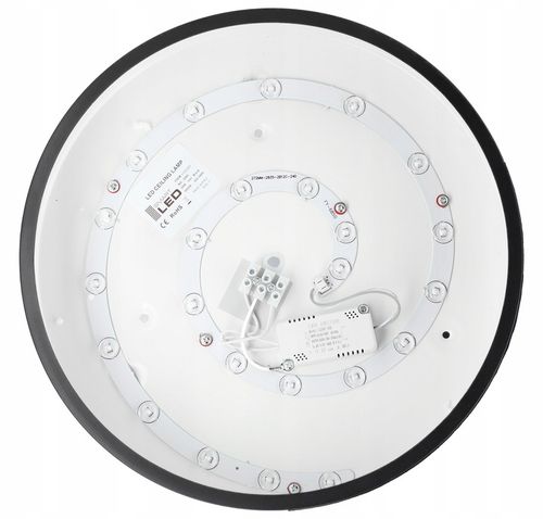 Lampa Sufitowa LED Plafon Natynkowy 30W 30CM Panel Okrągły Czarny na Arena.pl