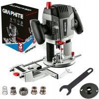 GRAPHITE FREZARKA GÓRNOWRZECIONOWA 1300W uchwyt 6-8-12mm 59G717